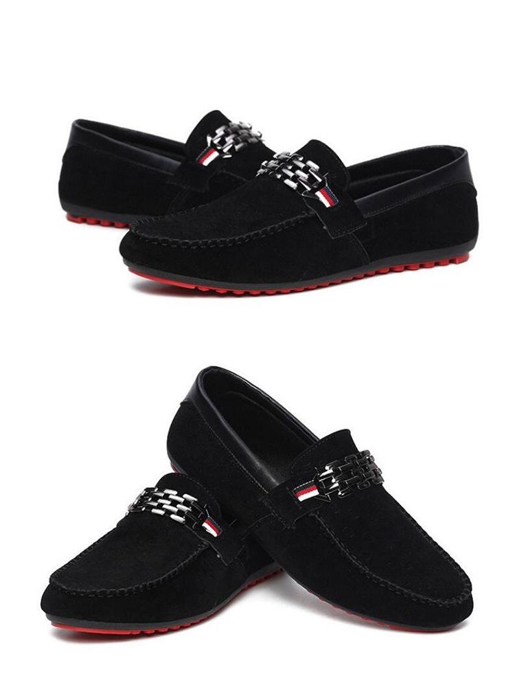 Men Fashion Casual Suede Loafers Shoe 6