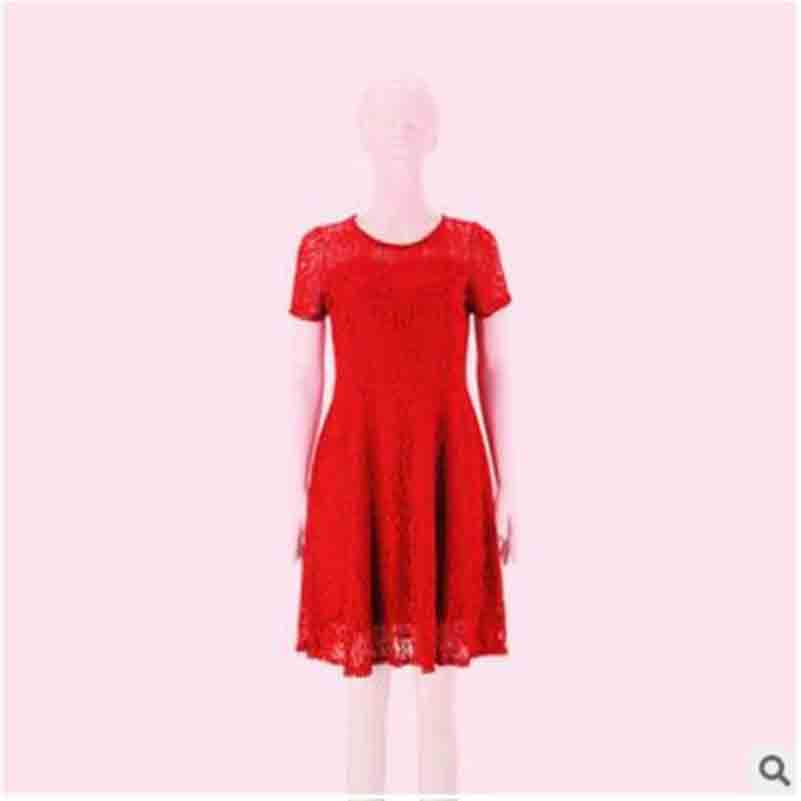 European and American pop style lace dress 3 European and American pop style lace dress 2