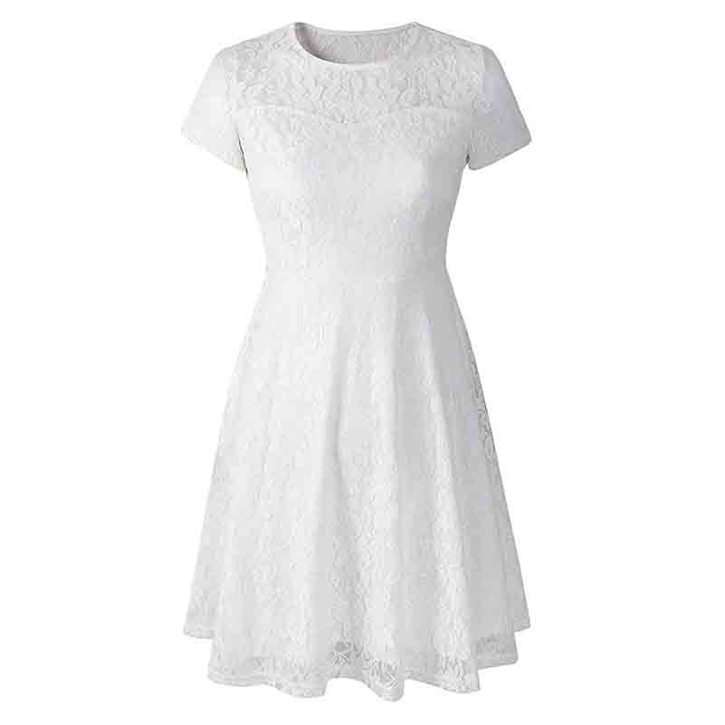 European and American pop style lace dress 4 European and American pop style lace dress 2