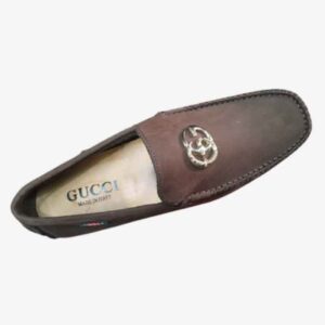 Gucci mens leather loafers