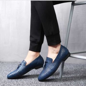 Men Fashion Tassel Pointed Leather Shoes