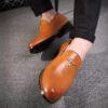Men PU Leather Pointed shoes