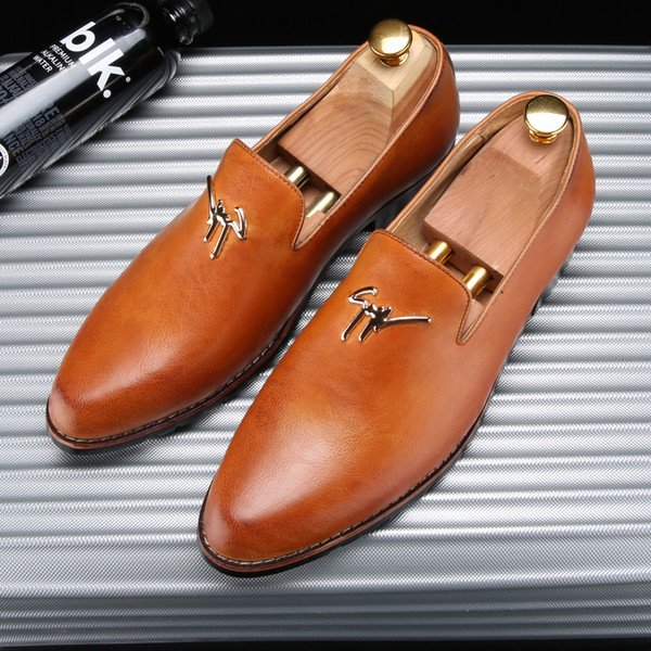 Men PU Leather Pointed shoes 4 Men PU Leather Pointed shoes 4