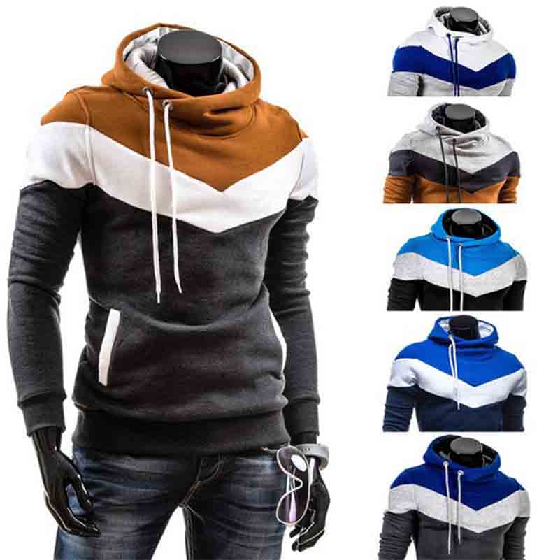 Men 's fashion hooded jacket