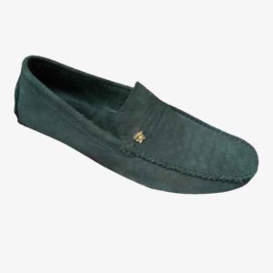 Versace checked loafers