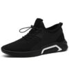 mesh panel sports shoes